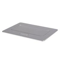 BIURO+   Krabice kovová do stolu POP-UP 2xM45 - stříbrná