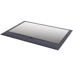 BIURO+ Krabice plastová do podlahy 8xM45 - stříbrná