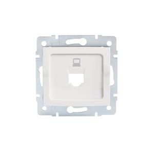 LOGI Adaptér datové zásuvky 1xRJ45 - bílý