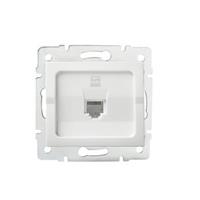 LOGI Datová zásuvka RJ45Cat 6 Jack - bílá