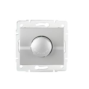 LOGI Otočný stmívač 500W s filtrem - stříbrná