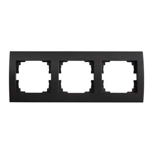 LOGI Trojnásobný horizontální rámeček - černá matná