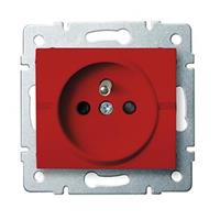LOGI   Zásuvka samostatná DATA - červená 